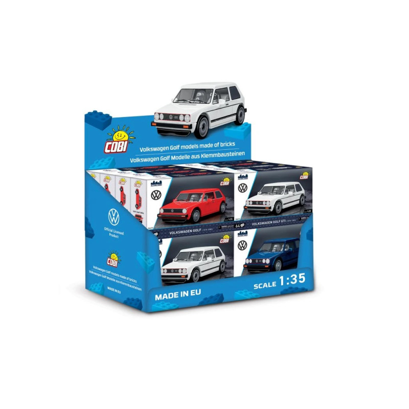 Cobi 24655 Displej VW Golf 1:35, 16 ks