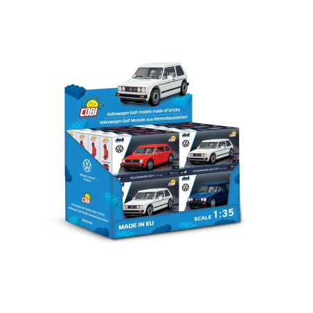 Cobi 24655 Displej VW Golf 1:35, 16 ks