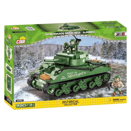 Cobi 2550 II WW Sherman M4A3E2 Jumbo, 720 k, 2 f