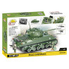 Cobi 2570 II WW M4A3 Sherman, 1:28, 852 k, 2 f