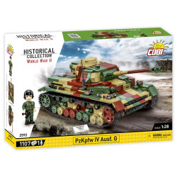 Cobi 2592 II WW PzKpfw IV Ausf. G, 1:28, 1107 k, 1 f