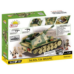 Cobi 2598 II WW Sd. Kfz. 124 WESPE, 1:28, 860 k, 3 f EXECUTIVE EDITION