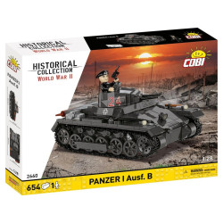 Cobi 2660 II WW Panzer I Ausf B, 1:28, 654 k, 1 f