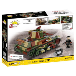 Cobi 2661 II WW Lehký tank 7TP, 1:28, 669 k, 1 f