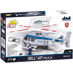 Cobi 26628 Bell 407 Policie, 1:48, 217 k