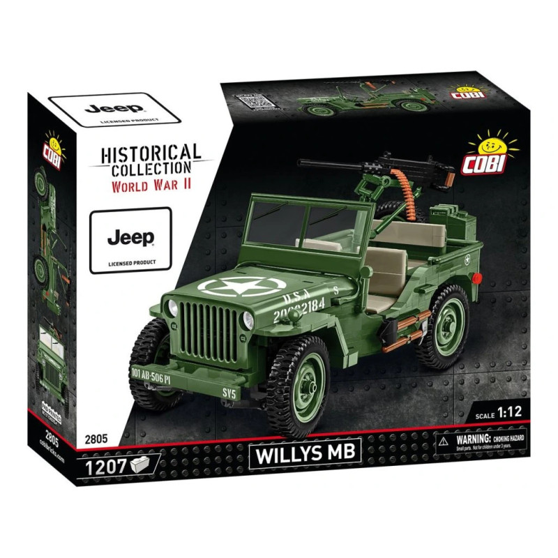 Cobi 2805 Willys MB 1:12, 1207 k