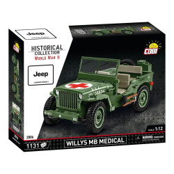 Cobi 2806 Willys MB sanitka 1:12, 1131 k