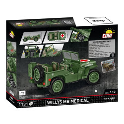 Cobi 2806 Willys MB sanitka 1:12, 1131 k