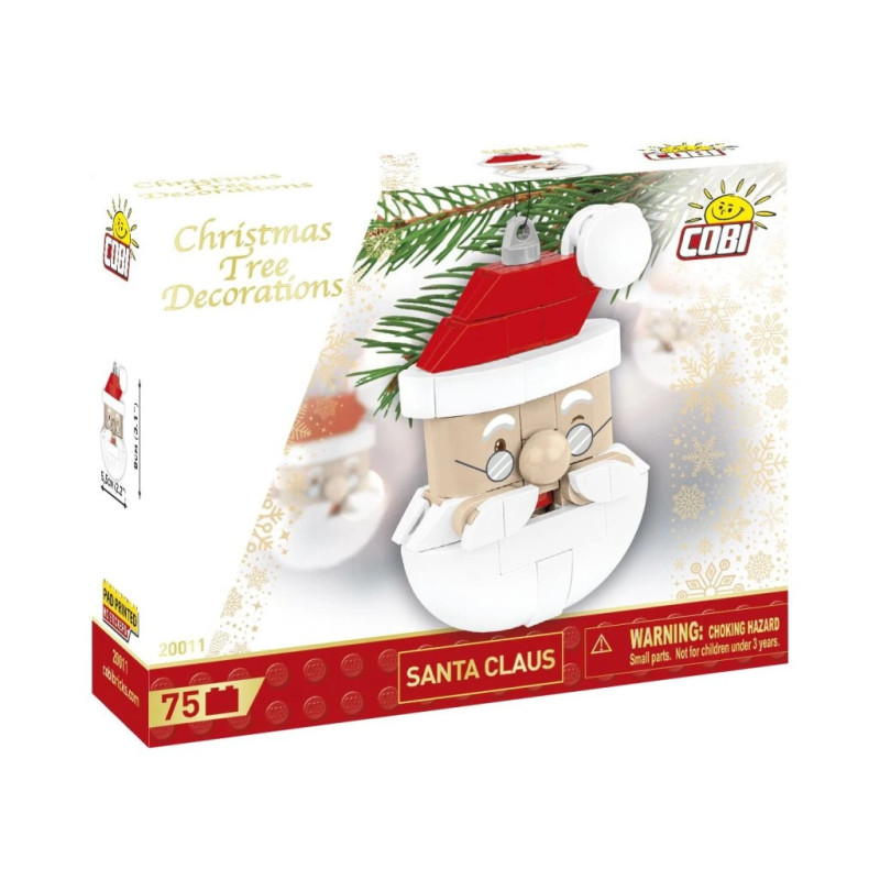 Cobi 20011 Ozdoba na stromeček Santa Claus, 75 k