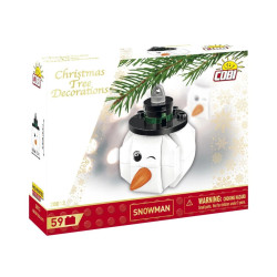 Cobi 20012 Ozdoba na stromeček Sněhulák, 59 k