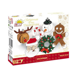 Cobi 20012 Ozdoba na stromeček Sněhulák, 59 k