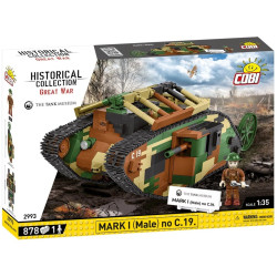 Cobi 2993 Great War Mark I no C.19., 1:35, 878 k, 1 f