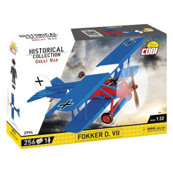 Cobi 2994 Great War Fokker D VII, 1:32, 256 k, 1 f