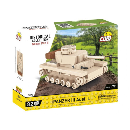 Cobi 3090 II WW Panzer III Ausf L, 1:72, 82 k