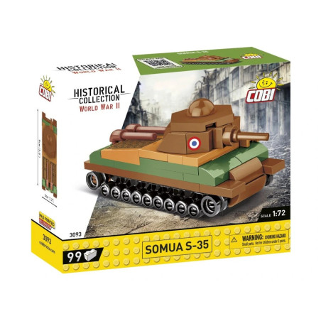 Cobi 3093 II WW Somua S-35, 1:72, 99 k