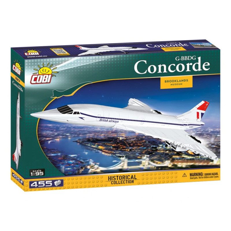 Cobi 1917 Concorde z Brooklands Museum, 1:95, 455 k