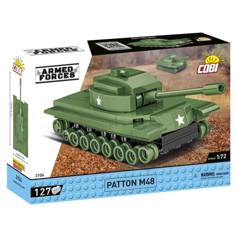 Cobi 3104 Armed Forces Patton M48 , 1:72, 127 k