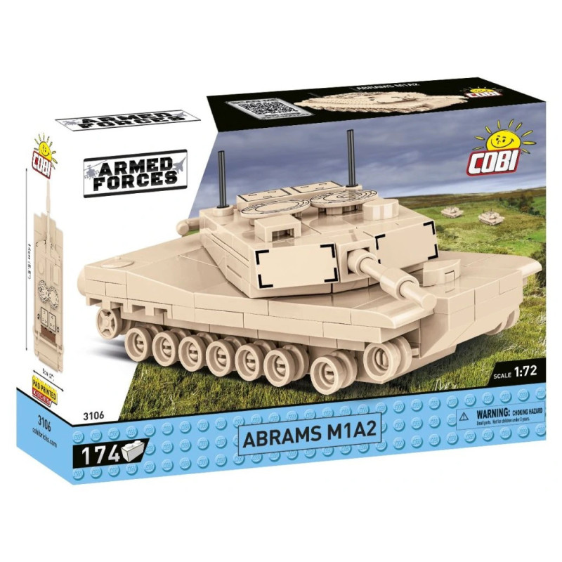 Cobi 3106 Armed Forces Abrams M1A2, 1:72, 174 k