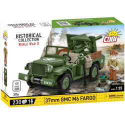 Cobi 3116 II WW 37 mm GMC M6 Fargo, 1:35, 230 k, 1 f