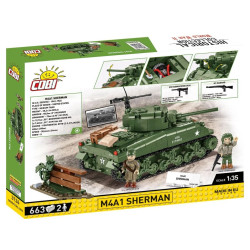 Cobi 3126 II WW M4A1 Sherman, 1:35, 663 k, 2 f
