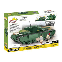 Cobi 3128 II WW Mark IV Churchill, 1:35, 668 k, 2 f