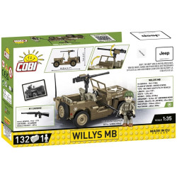 Cobi 3133 II WW Willys MB, 1:35, 132 k, 1 f