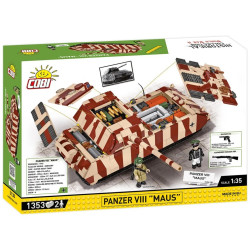 Cobi 3138 II WW Panzer VIII MAUS, 1:35, 1353 k, 2 f