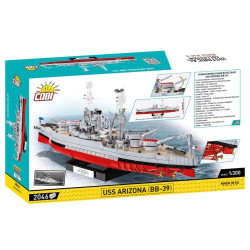 Cobi 4843 II WW USS Arizona BB-39, 1:300, 2046 k