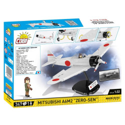Cobi 5729 II WW Mitsubishi A6M2 ZERO-SEN, 1:32, 347 k, 1 f