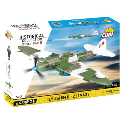 Cobi 5745 II WW Iljušin IL-2 (1943), 1:32, 643 k, 2 f