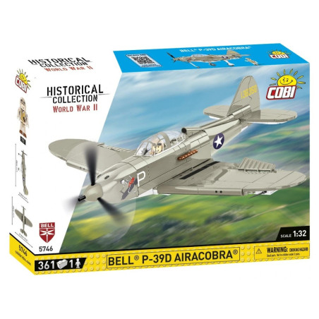 Cobi 5746 II WW Bell P-39D Airacobra, 1:32, 361 k, 1 f