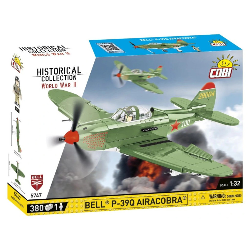 Cobi 5747 II WW Bell P-39Q Airacobra, 1:32, 380 k, 1 f