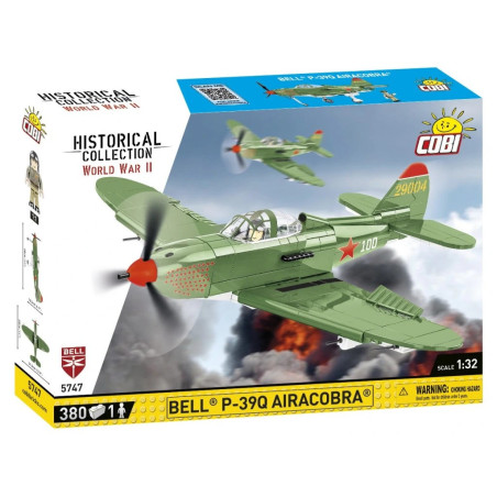 Cobi 5747 II WW Bell P-39Q Airacobra, 1:32, 380 k, 1 f